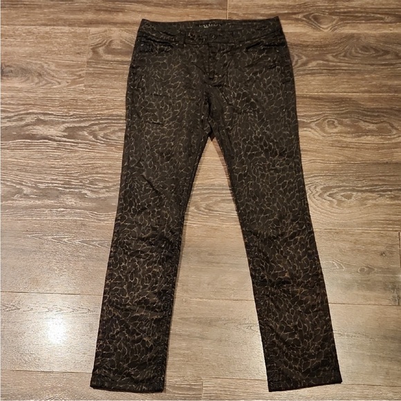 Liverpool Animal print velvet pants - Picture 2 of 6